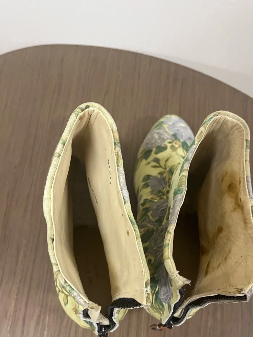 Rag & Bone Newbury Floral Suede boots 9.5 womens